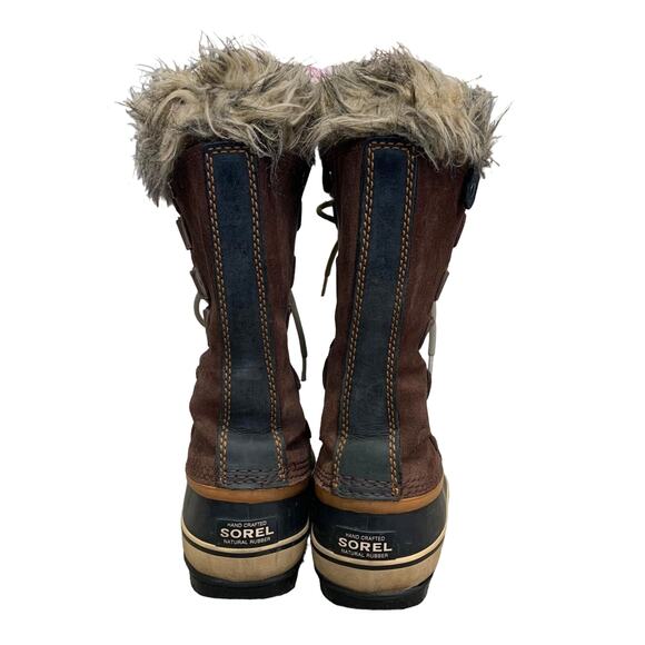 Sorel Joan of Arctic Tall Boots Women's Sz 6 Brown Waterproof Insulated Lace Up - Picture 4 of 13